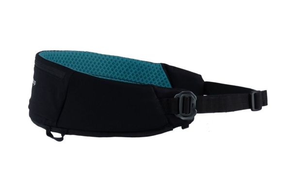 Non-stop dogwear Rush belt Hunde-Laufgurt schwarz - türkis