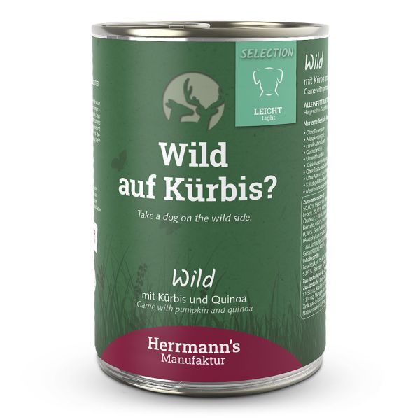 Herrmann's Selection Menü Wild mit Kürbis und Quinoa 400 g