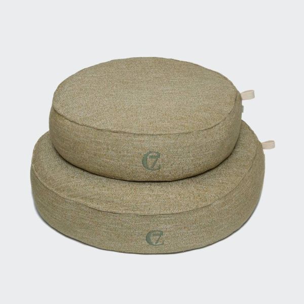 Cloud7 Hundebett Pouf Tweed Mélange Greenish