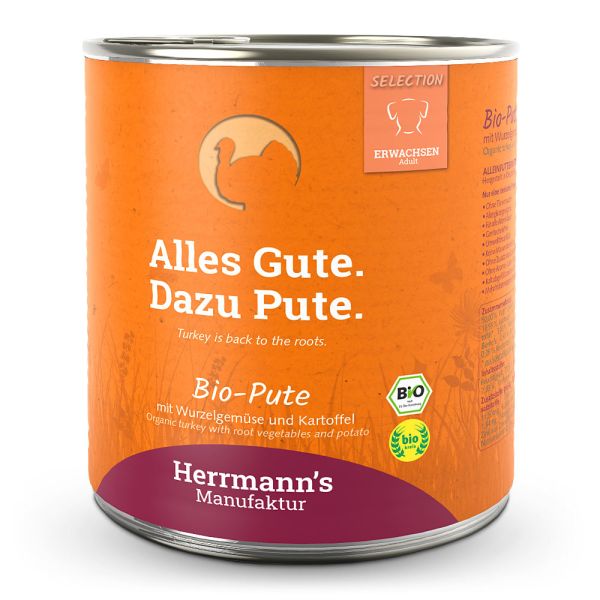Herrmann's Selection Menü Bio Pute mit Wurzelgemüse 800 g
