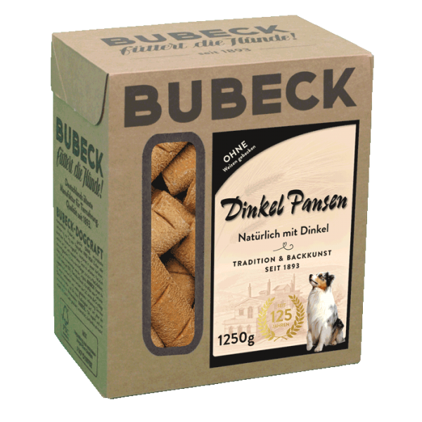 Bubeck - Hundekuchen - DinkelPansenbrot 1250 g