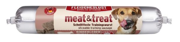 Meat & Treat Trainingswurst Rinderleberwurst 80g