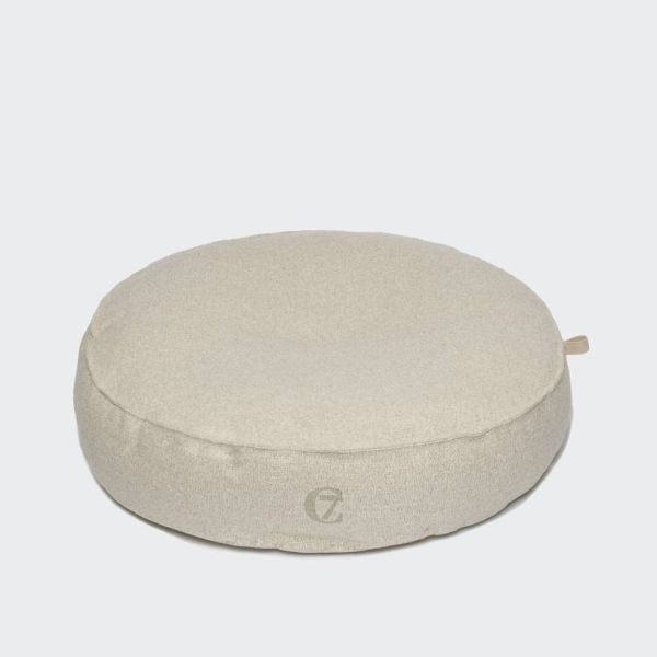 Cloud7 Hundebett Pouf Tweed Mélange Cream