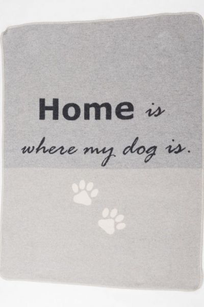 DF Hundedecke "Home is where my dog is"