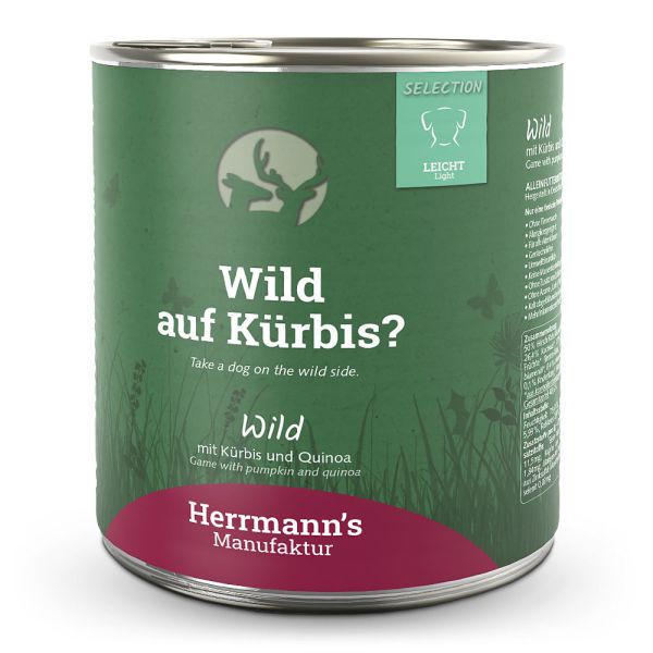 Herrmann's Selection Menü Wild mit Kürbis und Quinoa 800 g