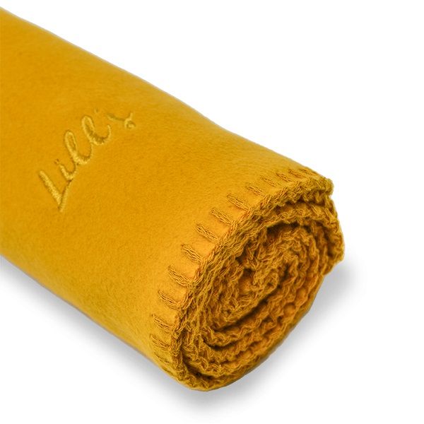 Lill's Hundedecke "Coco" aus Bio-Baumwollfleece Amber