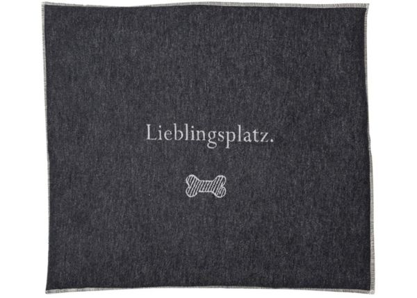 DF Hundematte, wattierte Hundedecke SILVRETTA gefütterte Hundematte “Lieblingsplatz 70 x 80 cm