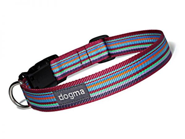 dogma trade Halsband Stripes 25 Lilabunt