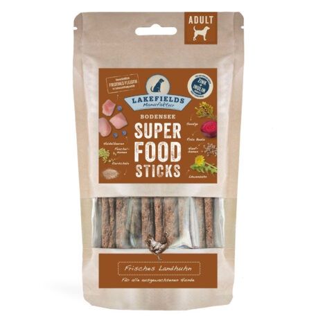 Lakefields SUPERFOOD Premium STICKS vom Landhuhn 130g