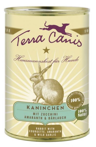 Terra Canis Kaninchen mit Zucchini Amaranth & Bärlauch