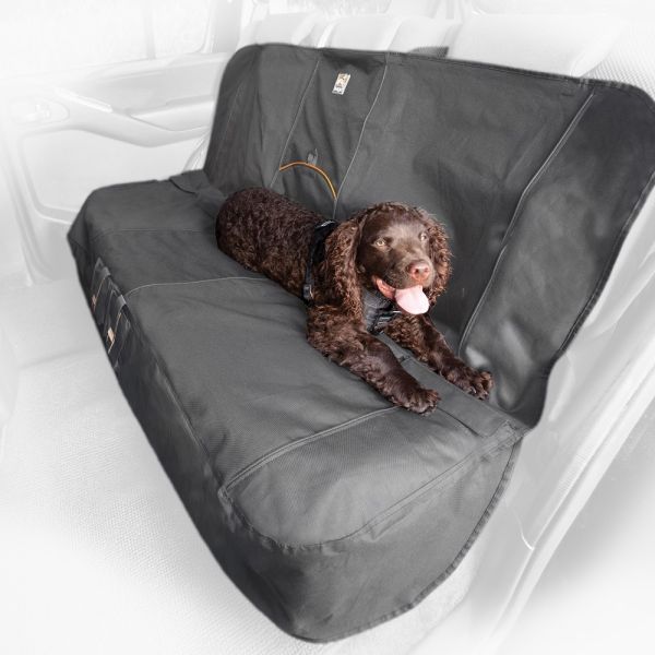Kurgo Heather Bench Seat Cover Schutzabdeckung für die Rücksitzbank (Grau charcoal)