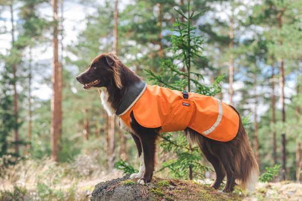 Sade Pomppa Orange | Regenmantel für Hunde