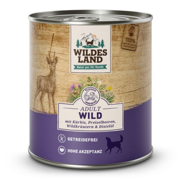 Wildes Land Wild mit Kürbis 800 g