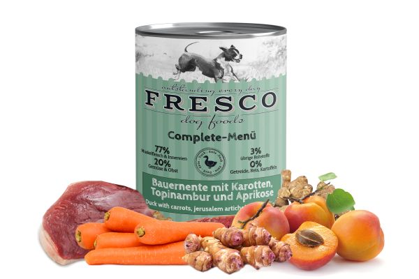 FRESCO Complete-Menü Bauernente mit Karotten und Topinambur 400 g