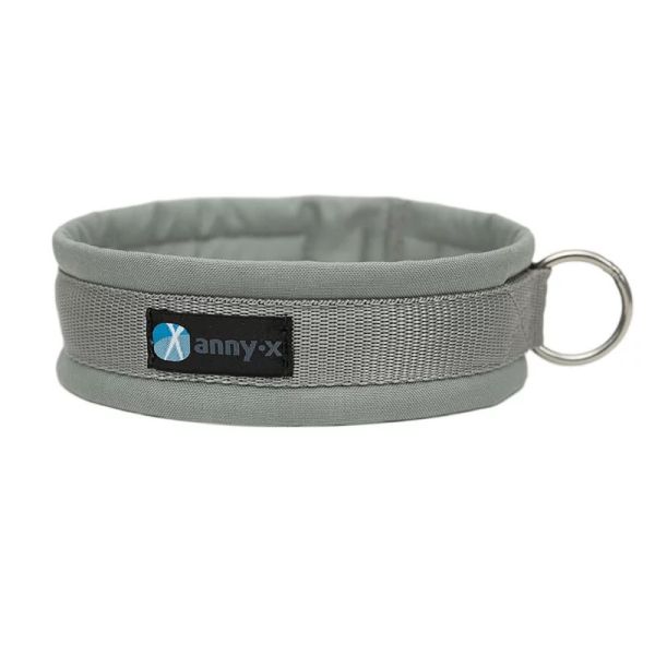 AnnyX Halsband mit Klickverschluss Grau / Grau