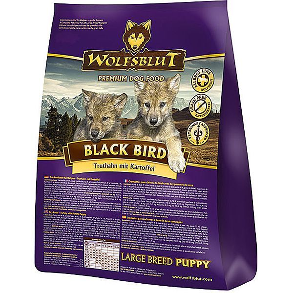Wolfsblut Black Bird Puppy Large Breed 2kg MHD 09.08.24