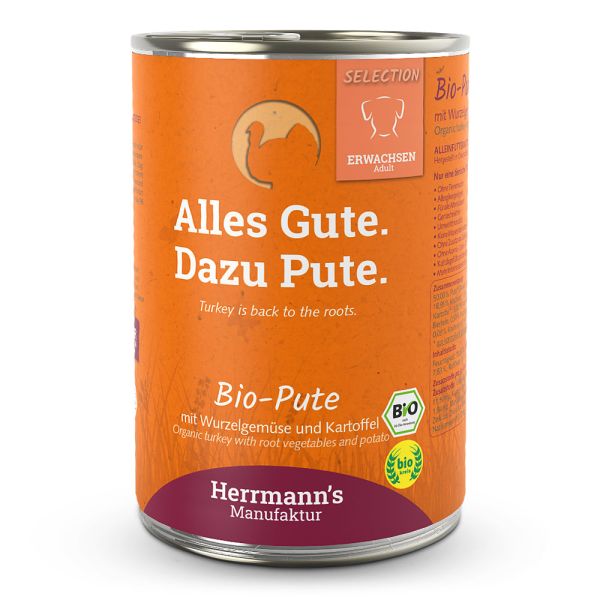 Herrmann's Selection Menü Bio Pute mit Wurzelgemüse 400 g