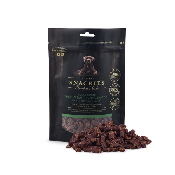 SNACKIES Geräucherte Rindfleisch Trainingshappen 170g