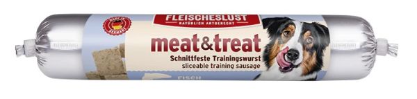 Meat & Treat Trainingswurst Fisch 80g