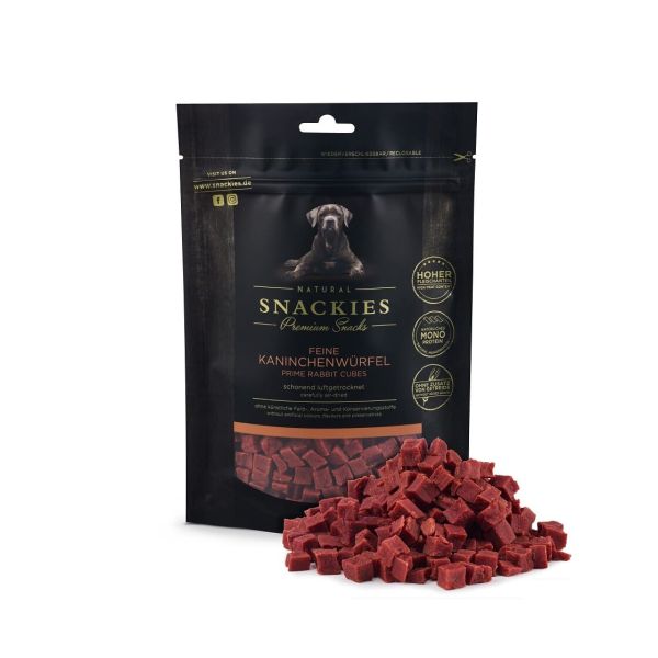 SNACKIES Feine Kaninchenwürfel 170g