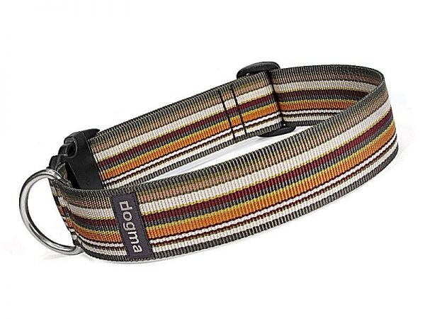 dogma trade Halsband Stripes 40 Grünbunt