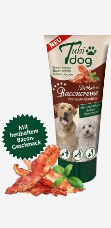 Tubidog Delikatess Baconcreme für Hunde 75g