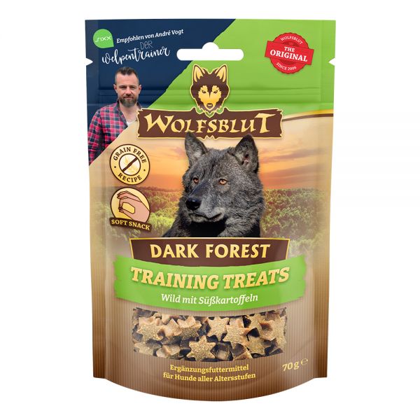 Wolfsblut Training Treats Dark Forest - Wild und Süßkartoffel 70 g