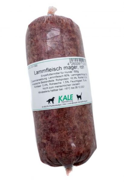 Lammfleisch – bes. mager 500g (Darm) roh