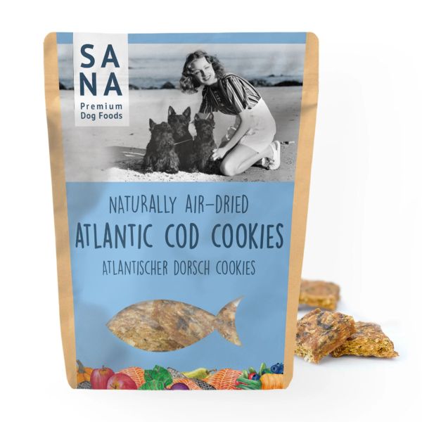 SANADOG Atlantischer Dorsch Cookies 100 g