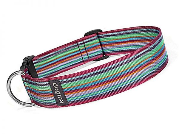dogma trade Halsband Stripes 40 Lilabunt