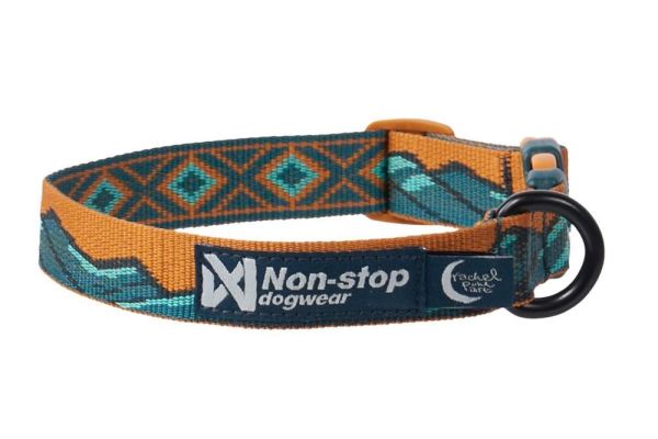 Non-stop dogwear Trail quest collar Rachel Pohl edition teal/oak