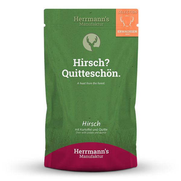 Herrmann's Selection Menü Hirsch mit Kartoffel und Quitte 150 g