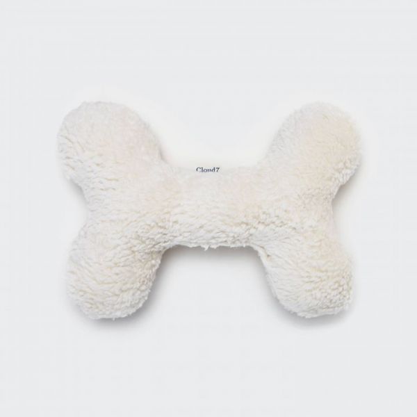 Cloud7 Love Bone Spielzeugknochen Weiß Plüsch