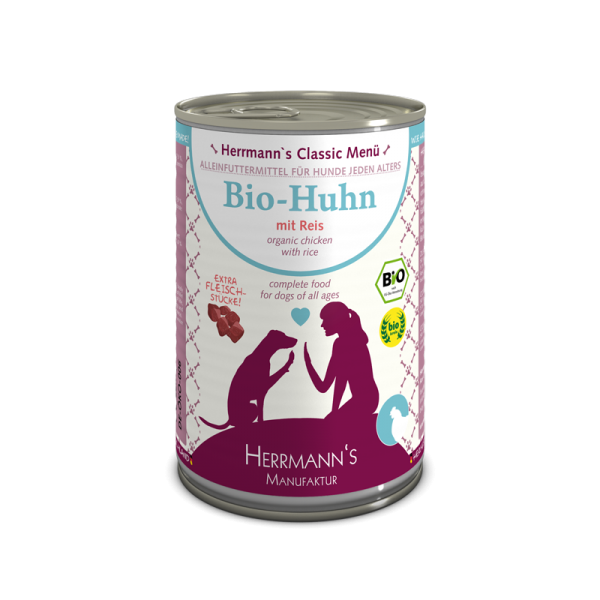Herrmann's Classic Menü Bio Huhn mit Reis 400 g
