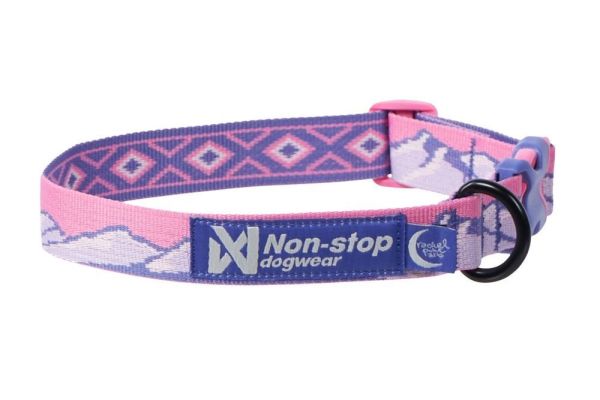 Non-stop dogwear Trail quest collar Rachel Pohl edition purple/pink