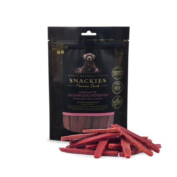 SNACKIES Herzhafte Ziegenfleischstreifen 170g