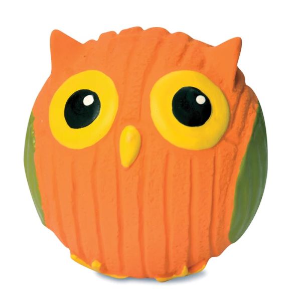 HuggleHounds Poppy Owl Ruff-Tex® Ball