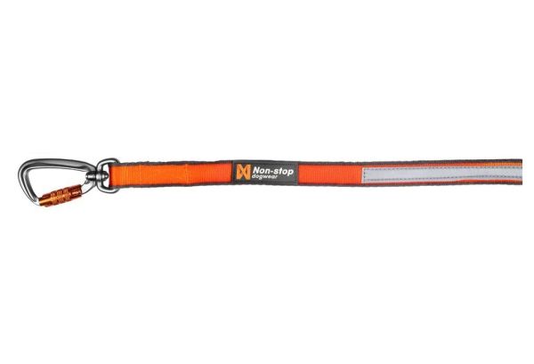 Non-stop dogwear Move Leash | Hundeleine mit Twistlock Karabiner Orange